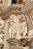 Khajuraho - Chitragupta temple images of sura-sundaris